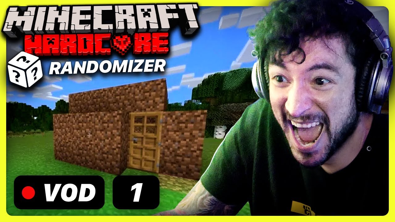 Minecraft Hardcore but its Randomized