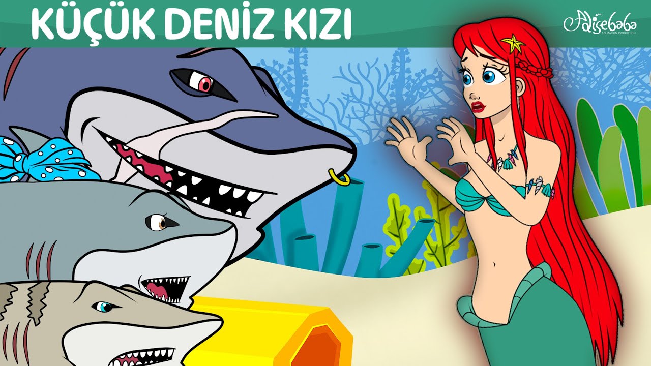Küçük Deniz Kızı Aria'nın Maceraları 🦈🧜🏻‍♀️🌊 Adisebaba Masallar