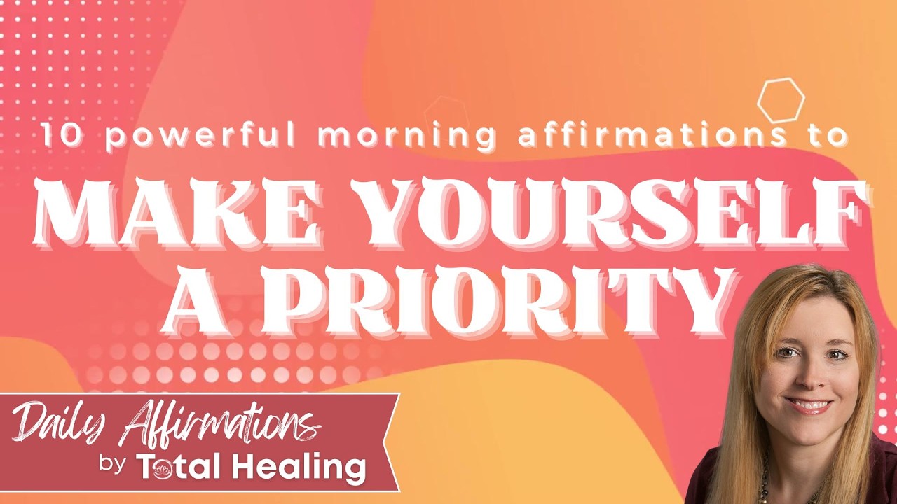 ☀️ 8-Minute Morning Affirmations to MAKE YOURSELF a Priority & Thrive