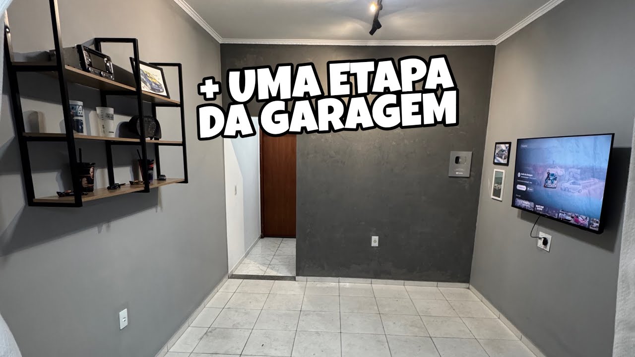 O TÃO SONHADO STUDIO ESTÁ FICANDO PRONTO NA MINHA GARAGEM 🔥