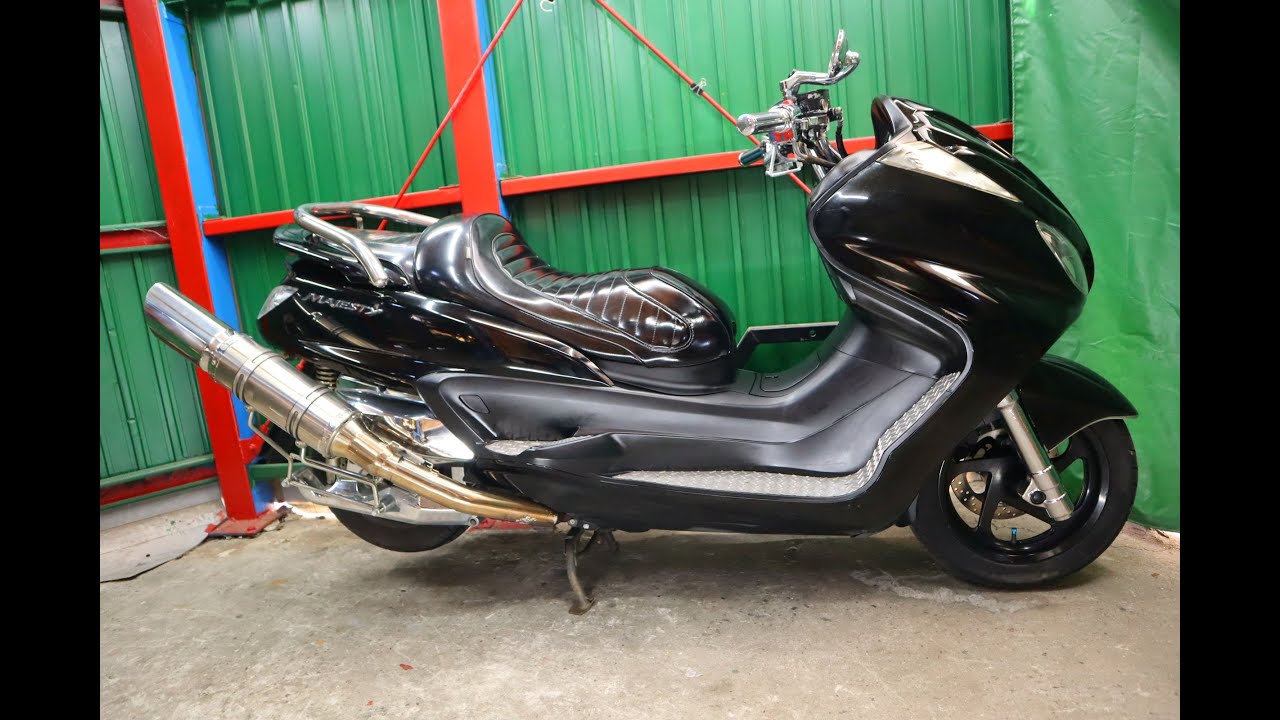 ★グランドマジェスティ250★カスタム車★カチアゲマフラー★スピーカー付き★youtubeで車両の状態を確認できます★