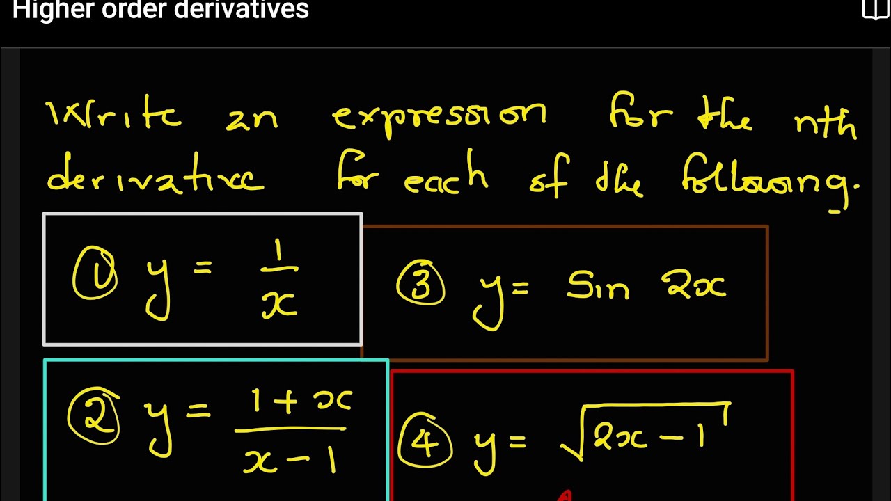 Nth derivative of a function