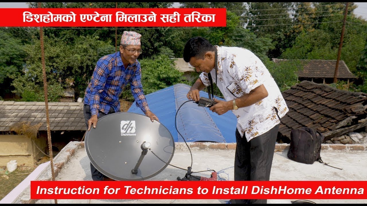 How to install DishHome Antenna|| DishHome antenna setup and instllation guide ||