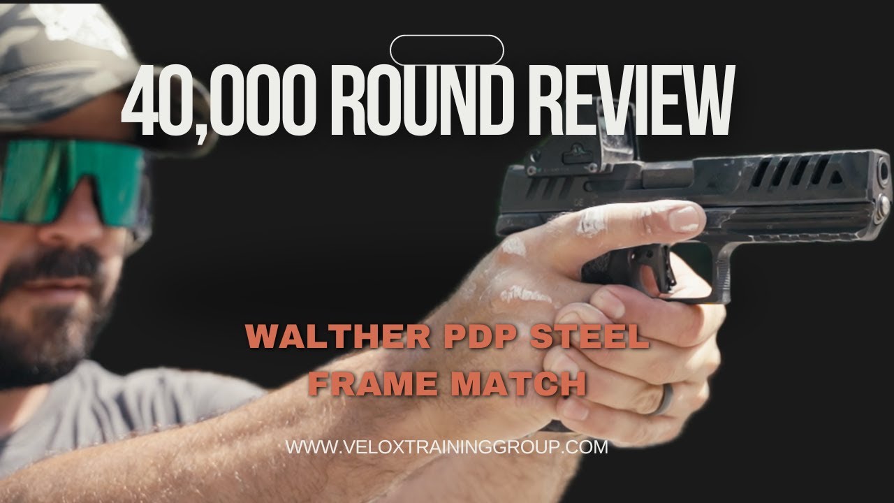 Walther PDP Steel Frame Match - 40,000 Rounds