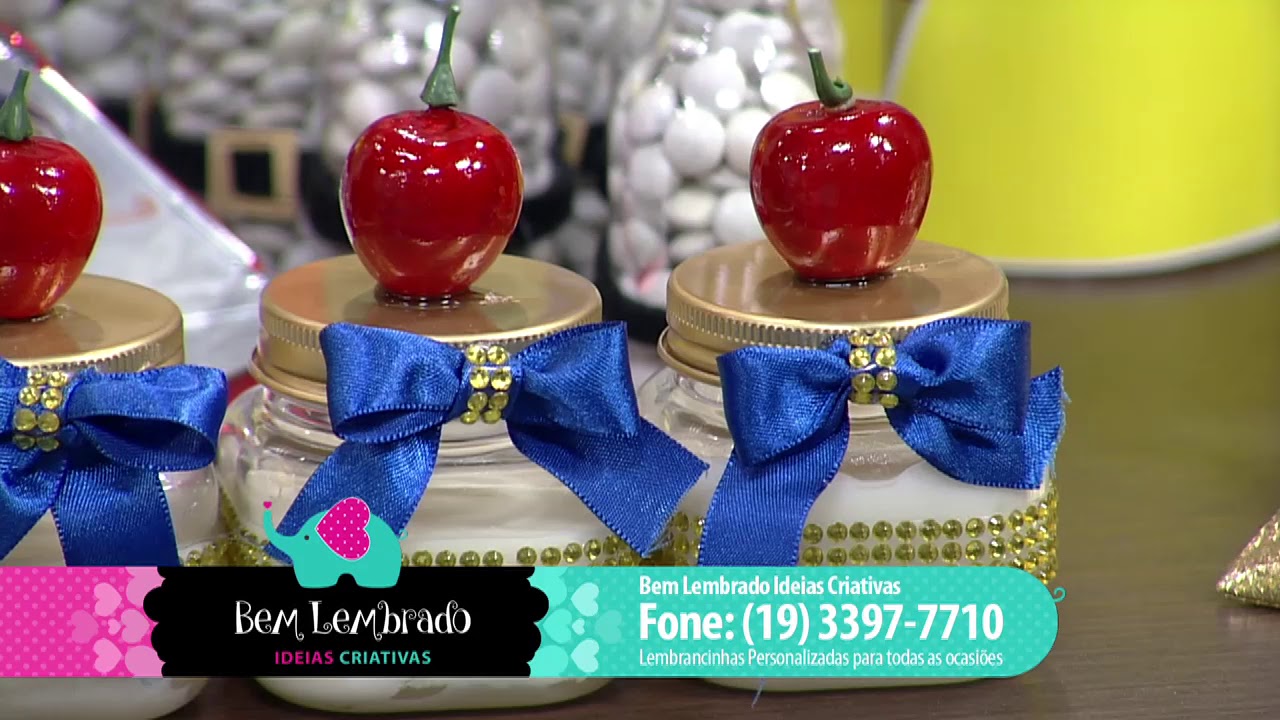 Lembrancinhas Branca de Neve por Marisa Magalhães - 27/09/2017 - Mulher.com