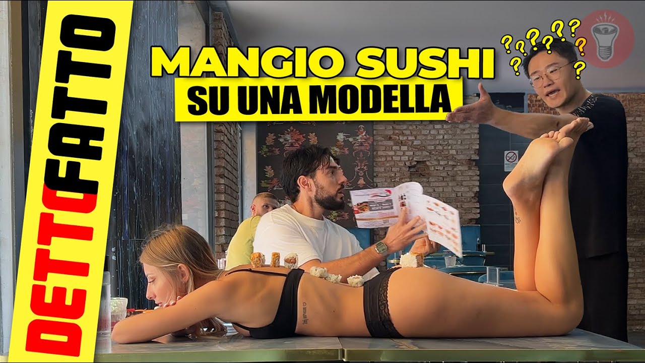 Mangiate Sushi su una Modella - [Candid Camera] - Detto Fatto Ep. 55 - theShow