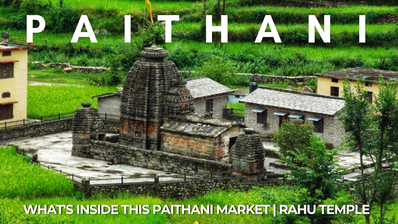 What's Inside This Paithani Market | Rahu Temple 🔱 Pauri Garhwal | Devbhoomi Uttrakhand #nature #sky