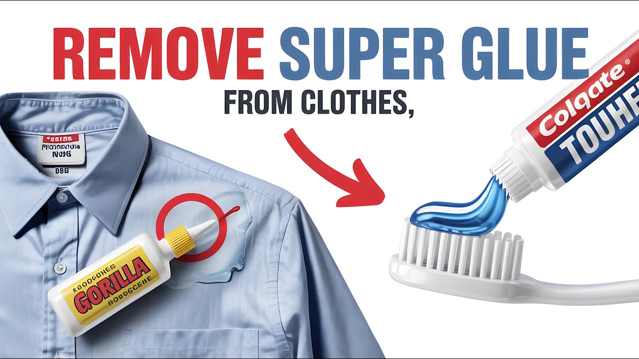 Magic Hack That Works &ndash; How to Remove Super Glue from Clothes
