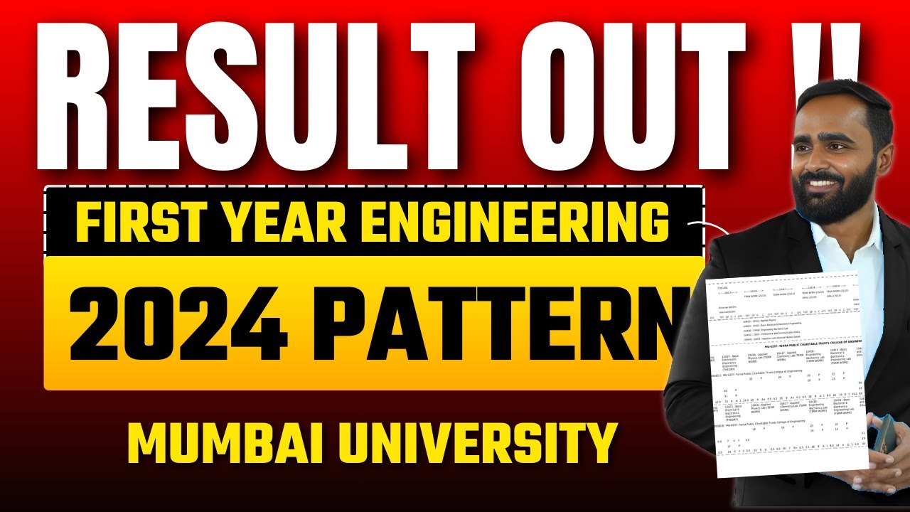 Result Out !!| 2024 Pattern|First Year Engineering|Mumbai University|Pradeep Giri Sir