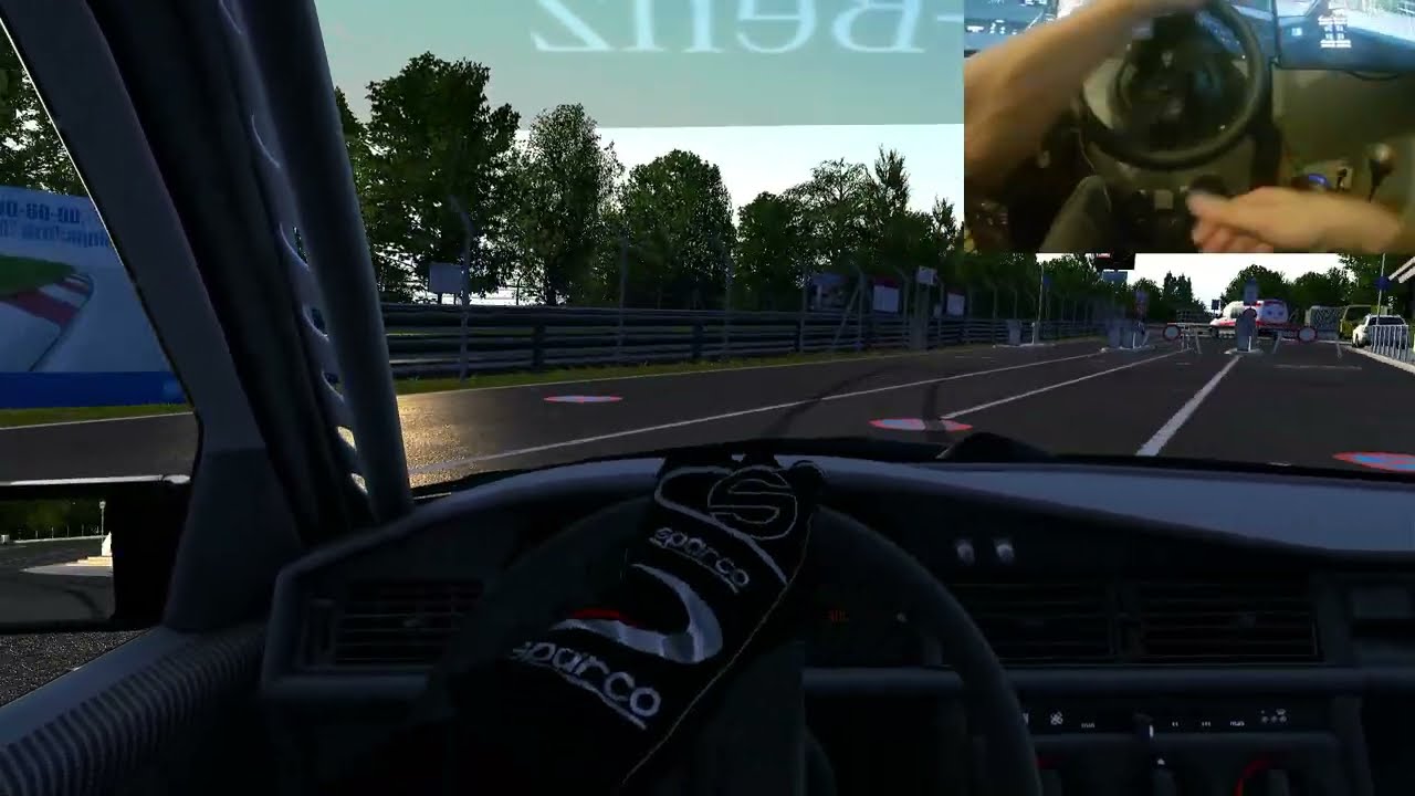 Assetto Corsa - Mercedes 190e EVO II on Nordschleife Tourist (Thrustmaster TX + TH8A on PC)