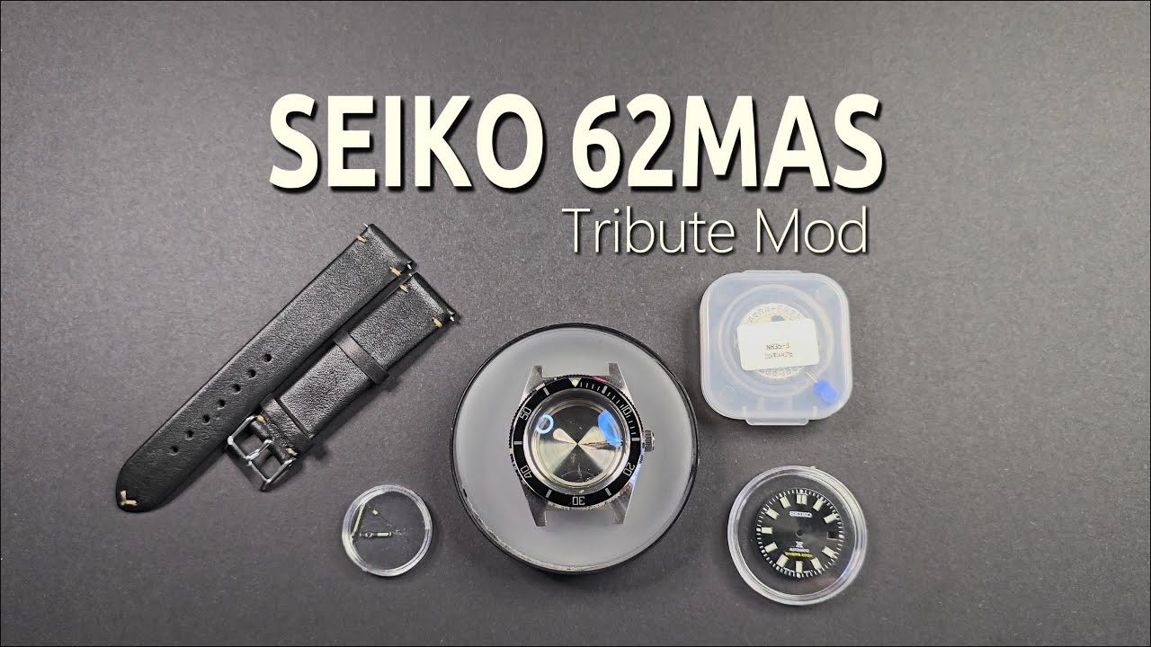 Seiko 62MAS Tribute Mod | Vintage Dive Watch Build with NH35A Movement