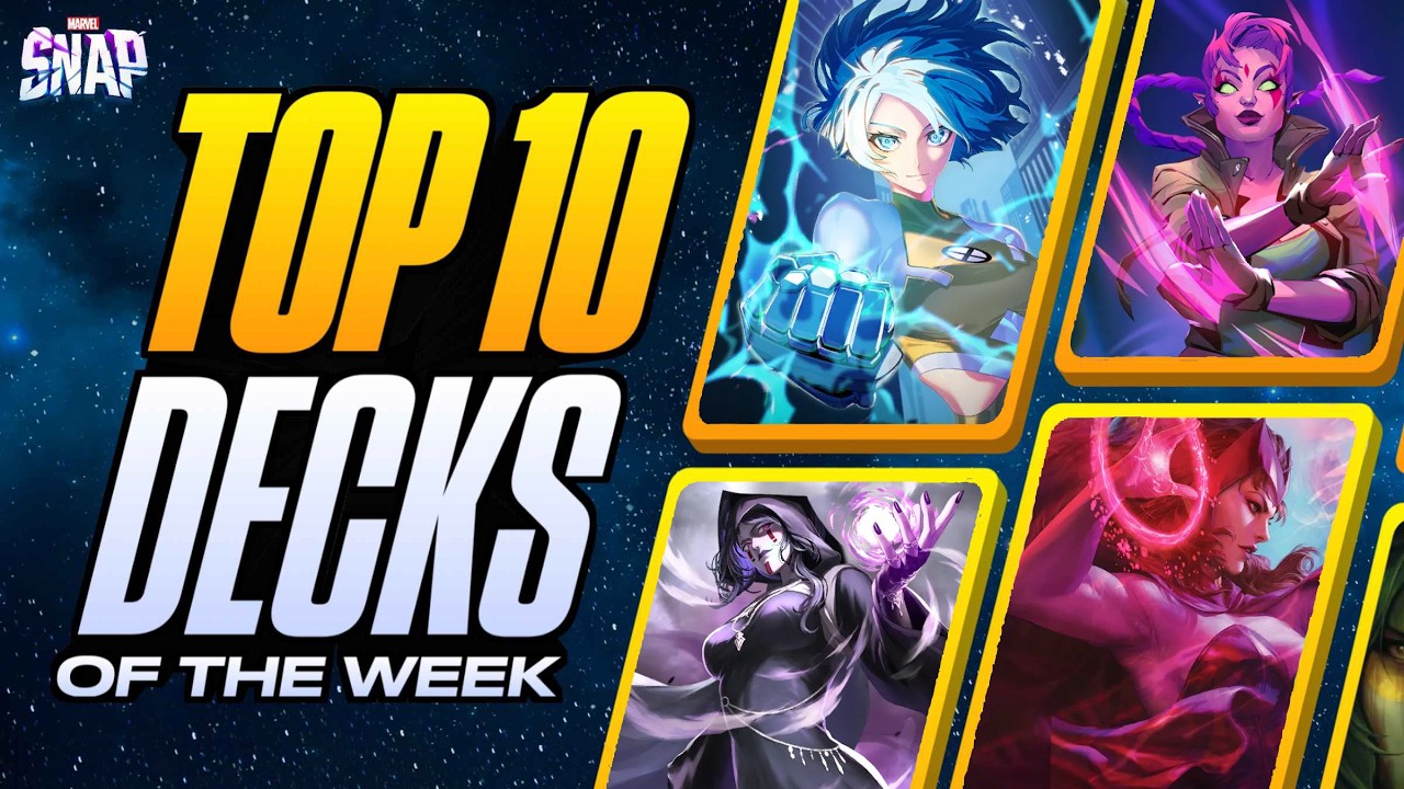 TOP 10 BEST DECKS IN MARVEL SNAP | Weekly Marvel Snap Meta Report #201