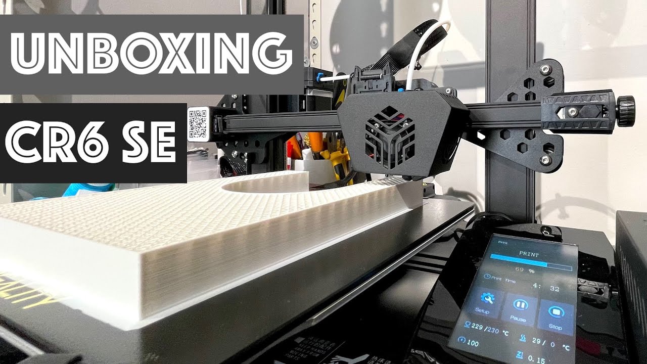Creality CR-6 SE || Unboxing & First Impressions || Perfect FIrst 3D Printer?