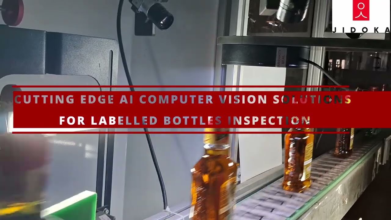 AI Vision Inspection Automation for Labelled Bottles