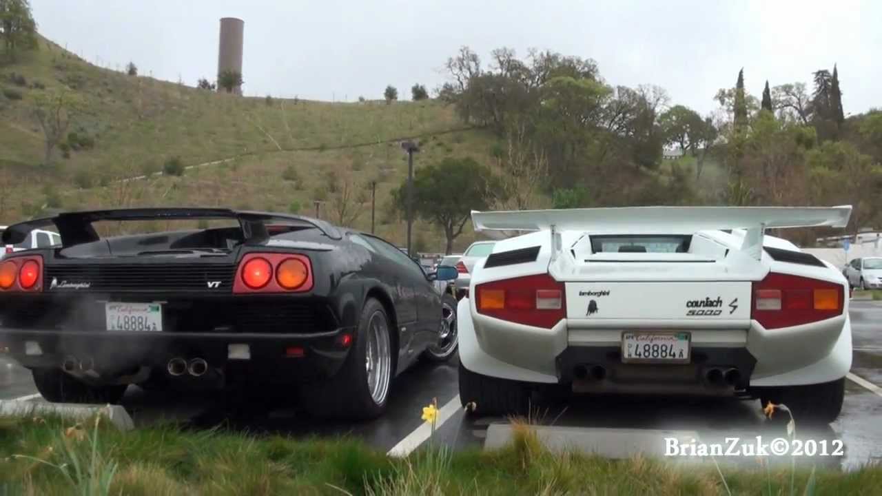 Lamborghini Countach LP5000 S and Diablo VT