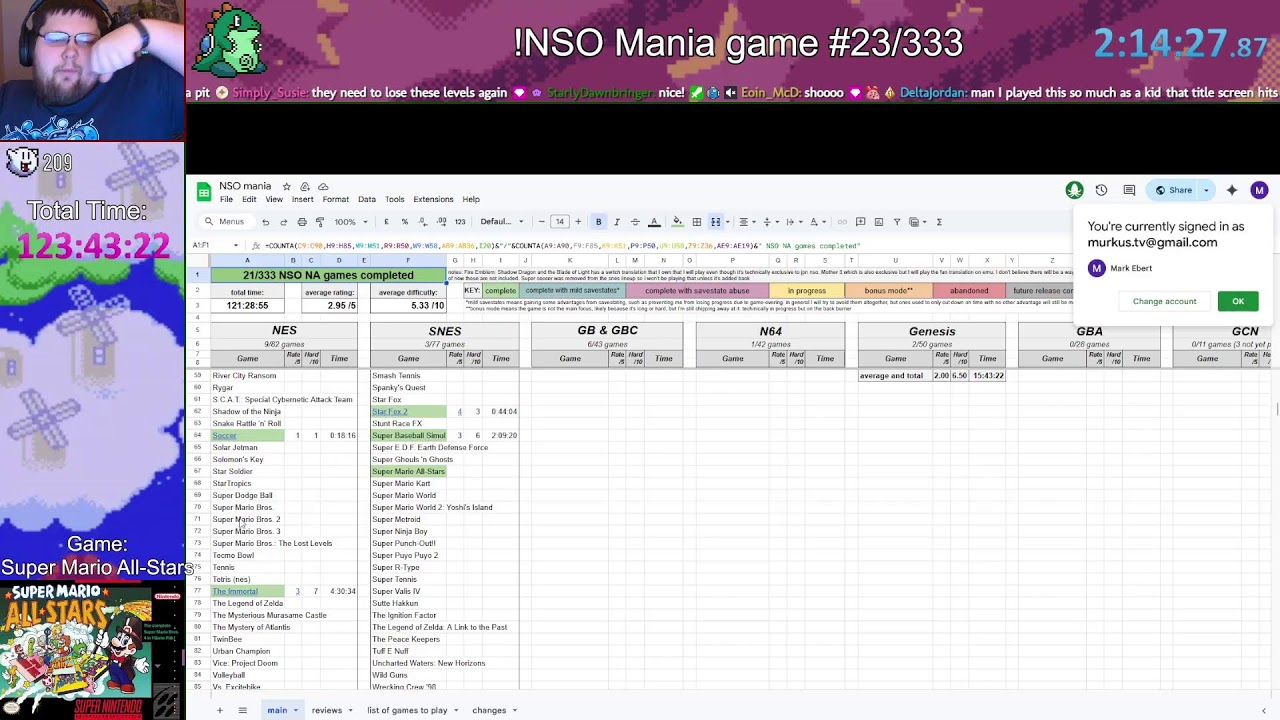 ⚾ Super Baseball Simulator 1.000 🥎 and Super Mario Allstars 🌟 NSO Mania #22 & 23/333