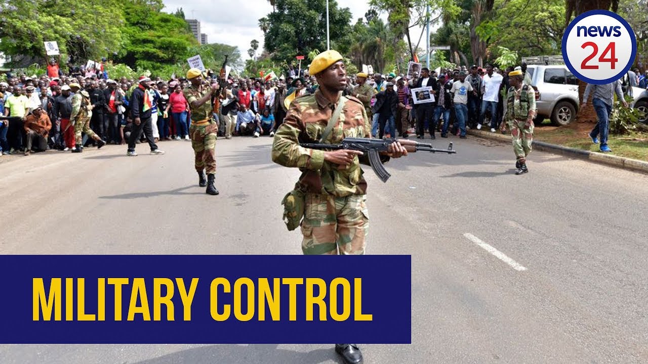 WATCH: Tens of thousands stopped by soldiers on way to State House in Harare