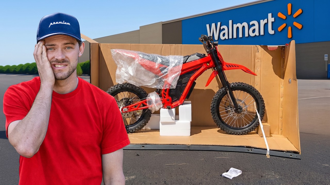 Я купил самый дешёвый электрический питбайк в Walmart