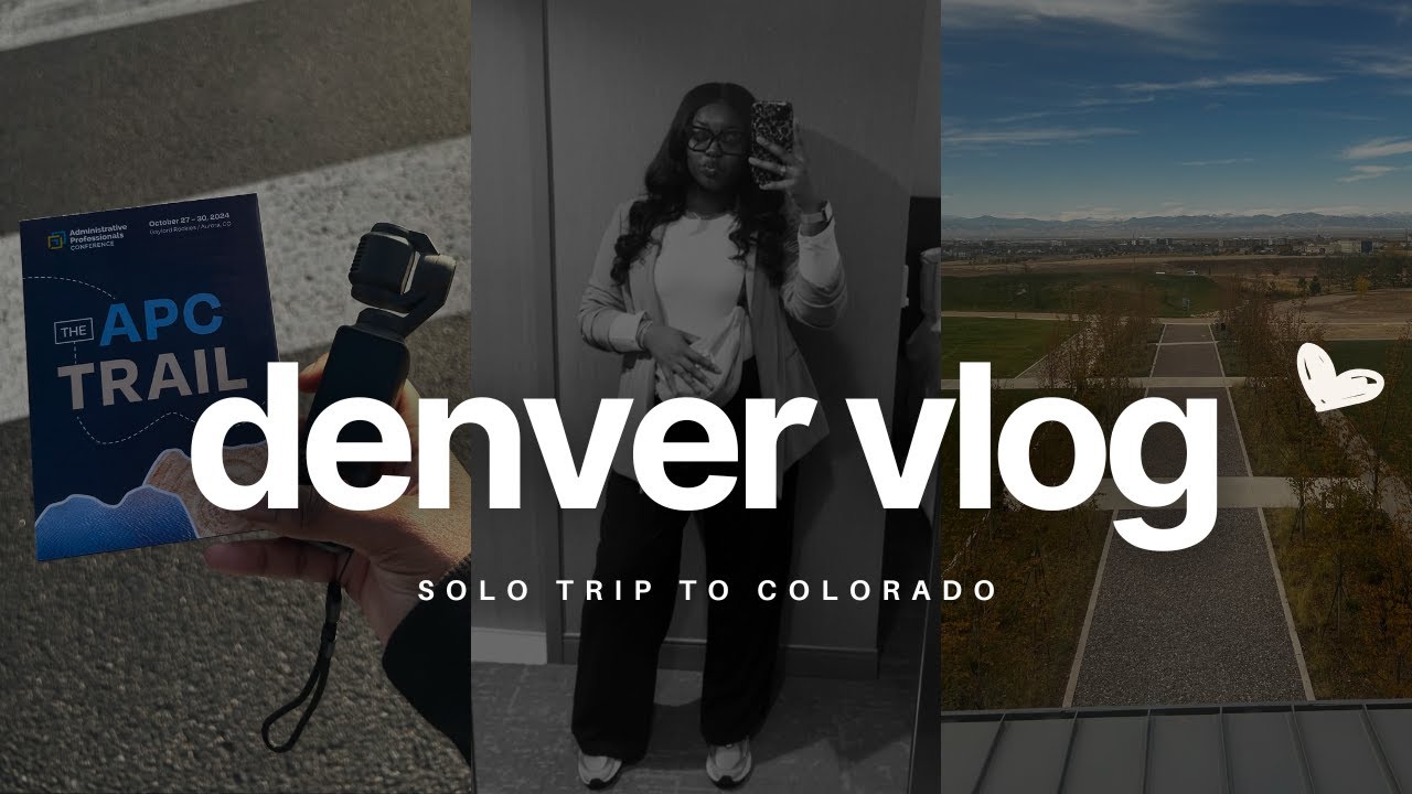 DENVER VLOG: Solo Trip to Colorado | Dominique Imani