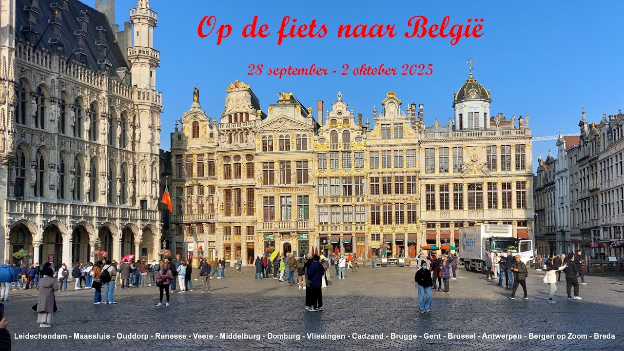 Op de fiets langs de kust naar België