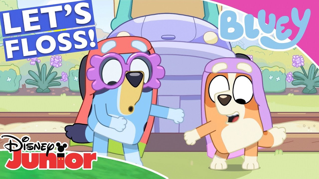 🕺 How To Floss! | Bluey | Disney Kids
