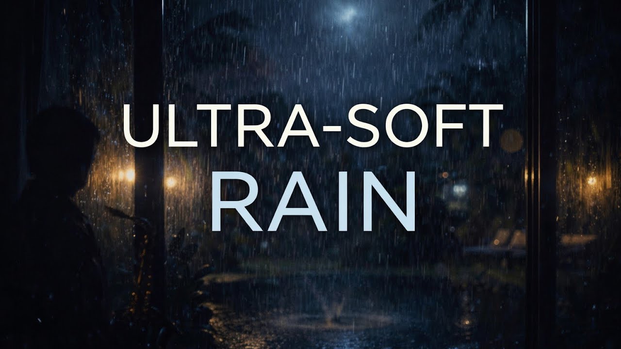 Ultra-Soft Lo-Fi Rain Ambient 🌧️ Distant Sax & Whisper Piano | sax ulap.melodies