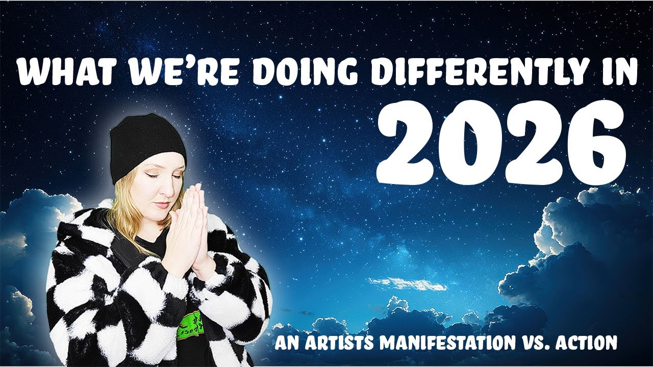Treating Your Dreams Like a Business in 2026 | Manifesting my art goals and taking action