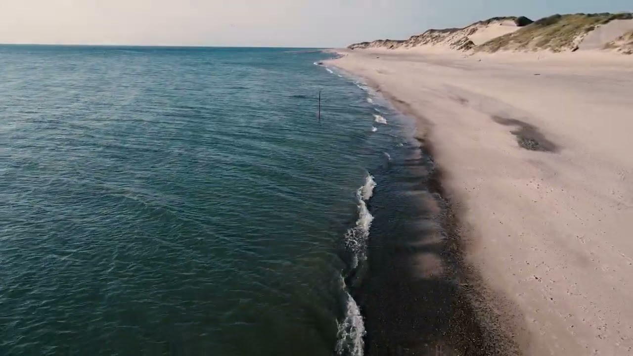 Sand Dunes in Vedersø Klit, West Coast, Denmark in 4K | dji Mavic Air 2