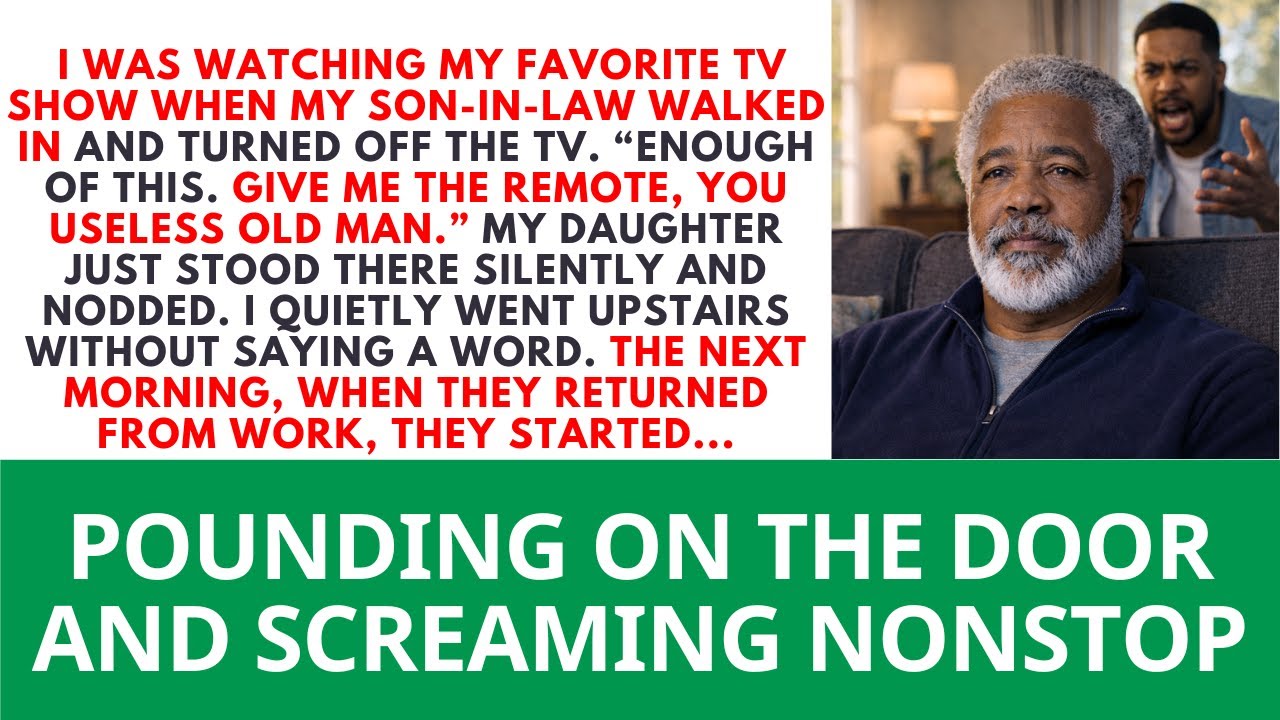 I Was Watching My TV Show When My Son-In-Law Turned Off The TV. ‘Enough Of This. Give Me The...