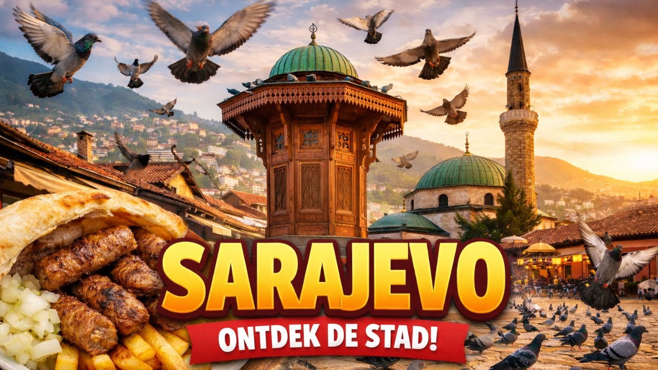 Oude Stad van Sarajevo 🇧🇦 | Sfeervolle straten & expositie over de genocide
