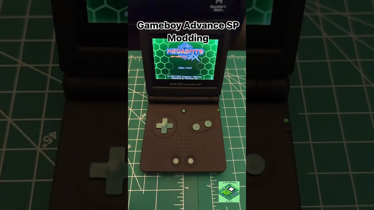 Gameboy Advance SP Modding #gameboyadvancesp #gbamodding #refurbishedgameboy #handheldlegend