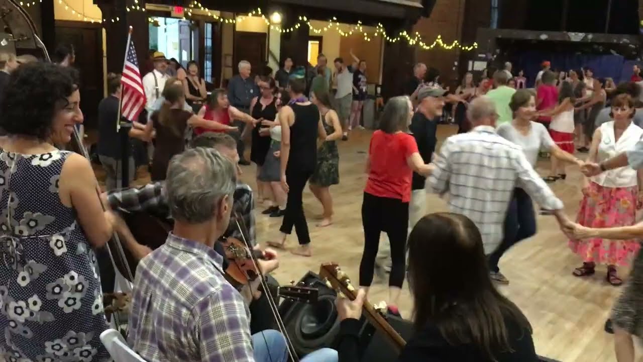 Phil Jamison Calling a Squaredance at Swannanoa Old-Time Week 2019