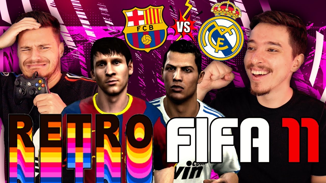 RETRO FIFA 11 THEO VS ANDU! EL CLASICO FANTASTIC REAL MADRID VS FC BARCELONA !!!