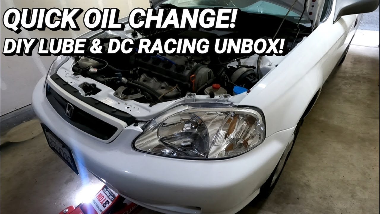 Finally DIY Oil Change for the CIVIC EK + DC SPORTS Unboxing!