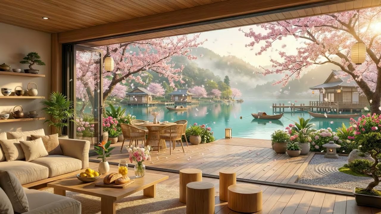 Discover Japan's Hidden Lakeside Gem with Soothing Piano Jazz 🎹🌊
