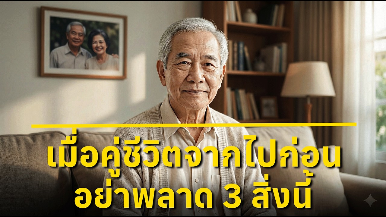 ถ้าคู่ชีวิตจากไปก่อน ต้องทำ 3 อย่างนี้ เพื่อให้ชีวิตบั้นปลายไม่เดียวดาย