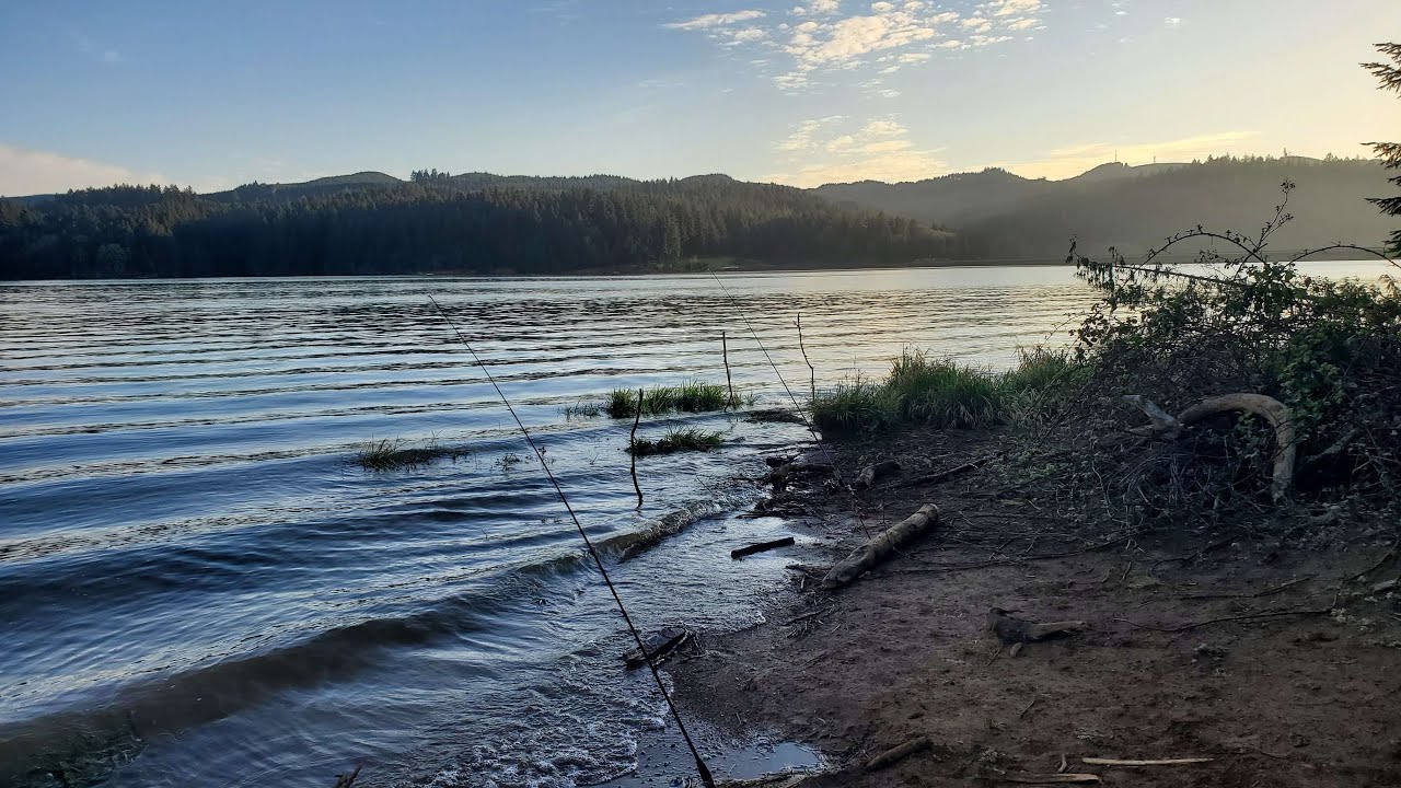 2 HOURS of bank fishing Hagg Lake