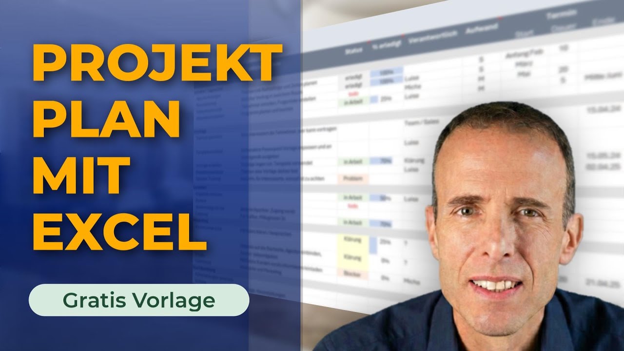 Projektplan in Excel erstellen: Schritt für Schritt (Inkl. Gratis Vorlage)