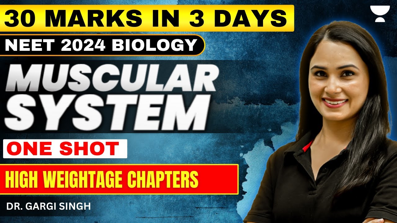 Muscular System in  One Shot | NEET 2024 | Dr Gargi Singh