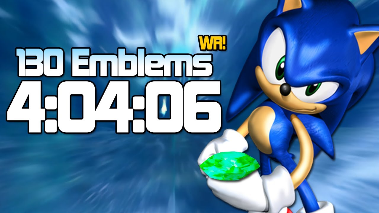 Sonic Adventure DX : 130 Emblems Speedrun in 4:04:06 IGT