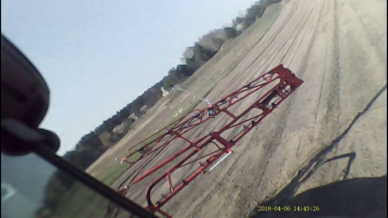 jD 5090m + Bury 2000l ! Pierwsze rozłożenie opryskiwacza :)