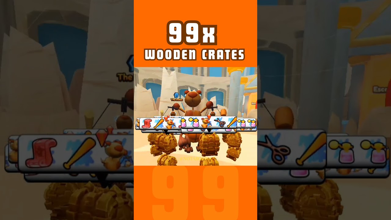99 WOODEN CRATES ! Puppetbara Unlocked | Capybara Evolution #roblox