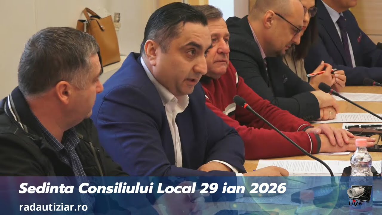 Sedinta Consiliului Local 29 ian 2026