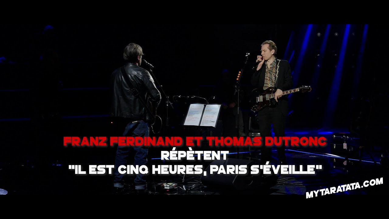 Les coulisses des répètes avec Franz Ferdinand / Thomas Dutronc (2025)
