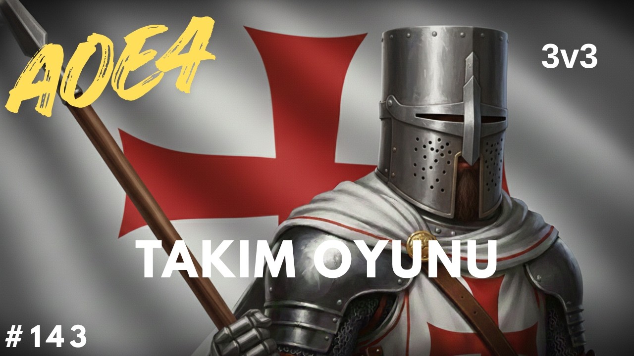 Tapınak - 3v3 - Takım Oyunu - #aoe4 #143