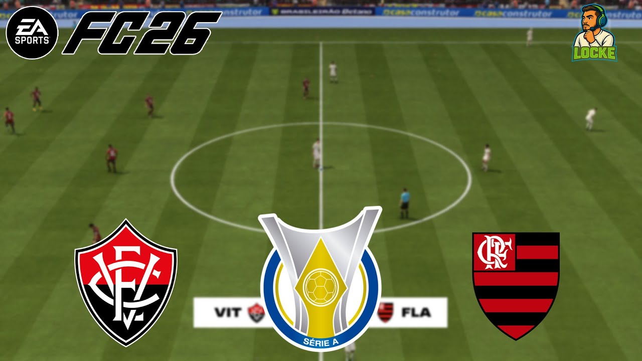 EA FC 26 | VITORIA X FLAMENGO | CAMPEONATO BRASILEIRO | 3ª RODADA DO BRASILEIRÃO