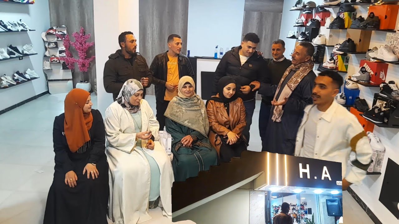 ربنا يجمعنا دايما فى الفرح   الليله مش عاديه ليله افتتاح محل حسام  ابن عمتى زاهيه ربنا  يبارك 