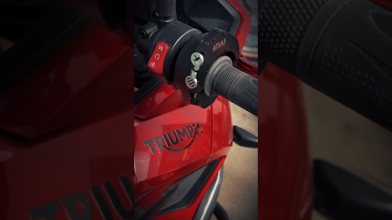 How to install Atlas Throttle Lock Cruise Control on triumph tiger sport 660.  #tigersport660