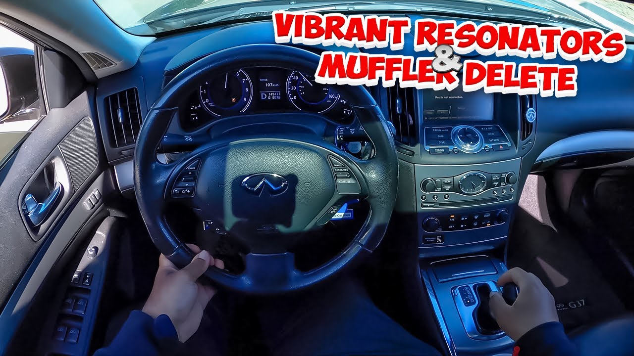 POV DRIVE IN MY INFINITI G37X WITH VIBRANT RESONATORS 2! *LOUD*