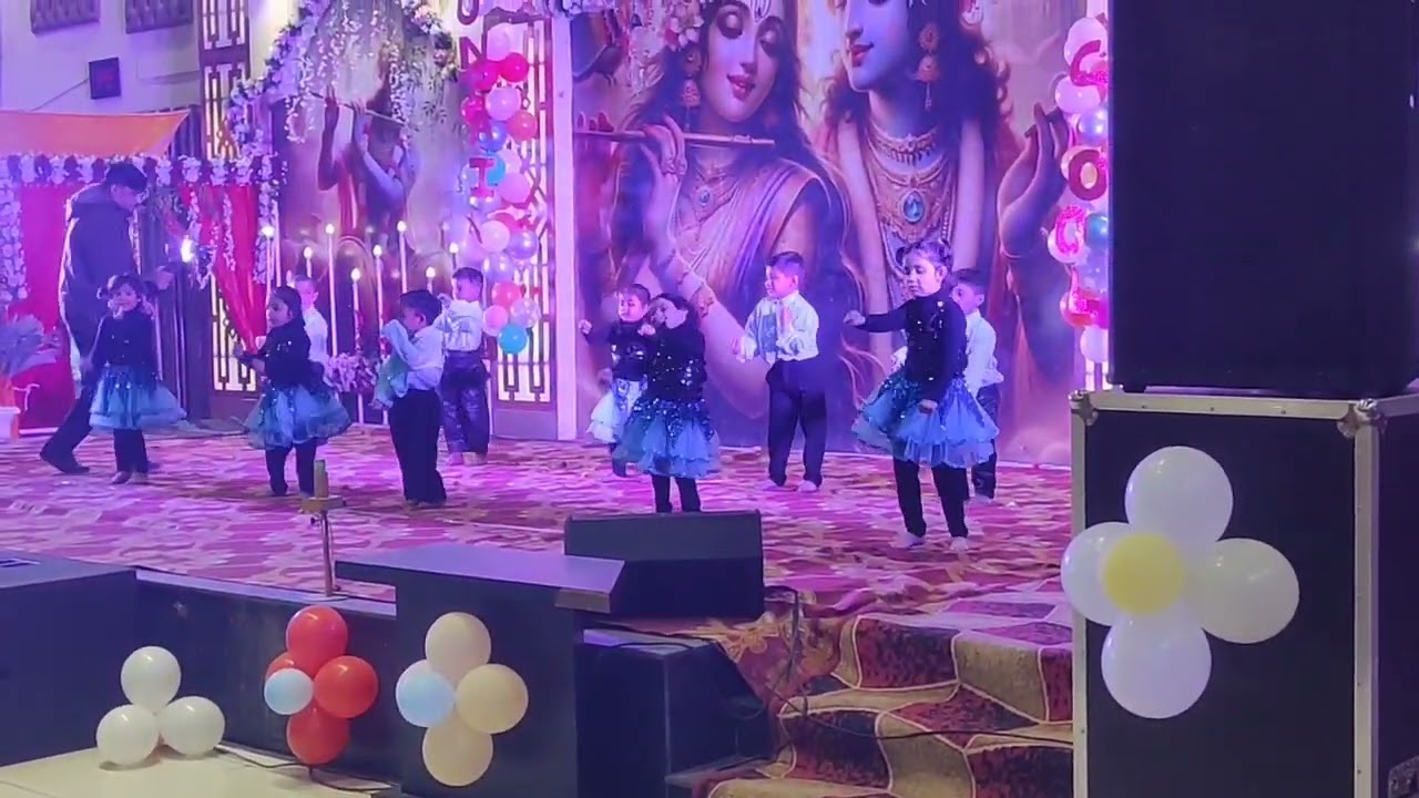 Guddu dance performance at annual function in mountain kids school 🎉🎉🎉